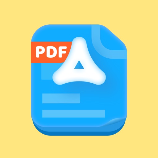 Flat PDF Scan-PDF Creator Icon