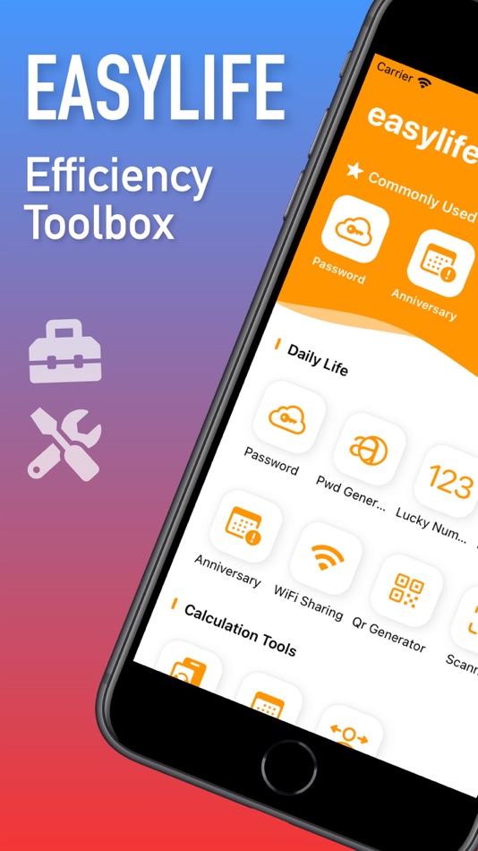 #1. EasyLife - Efficiency Toolbox (iOS) Bởi: 精任 陈
