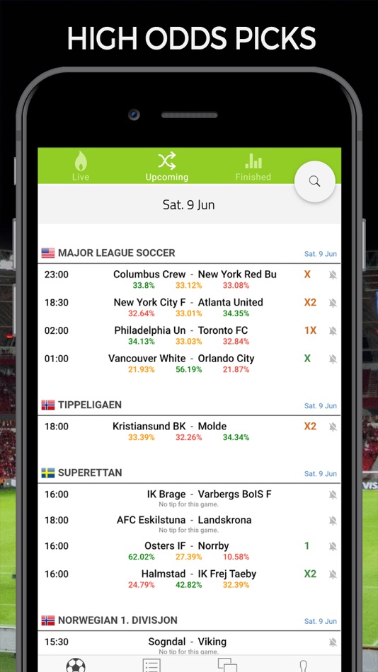 #7. Soccer Predictions Football AI (iOS) By: KUKI APP D.O.O.E.L.