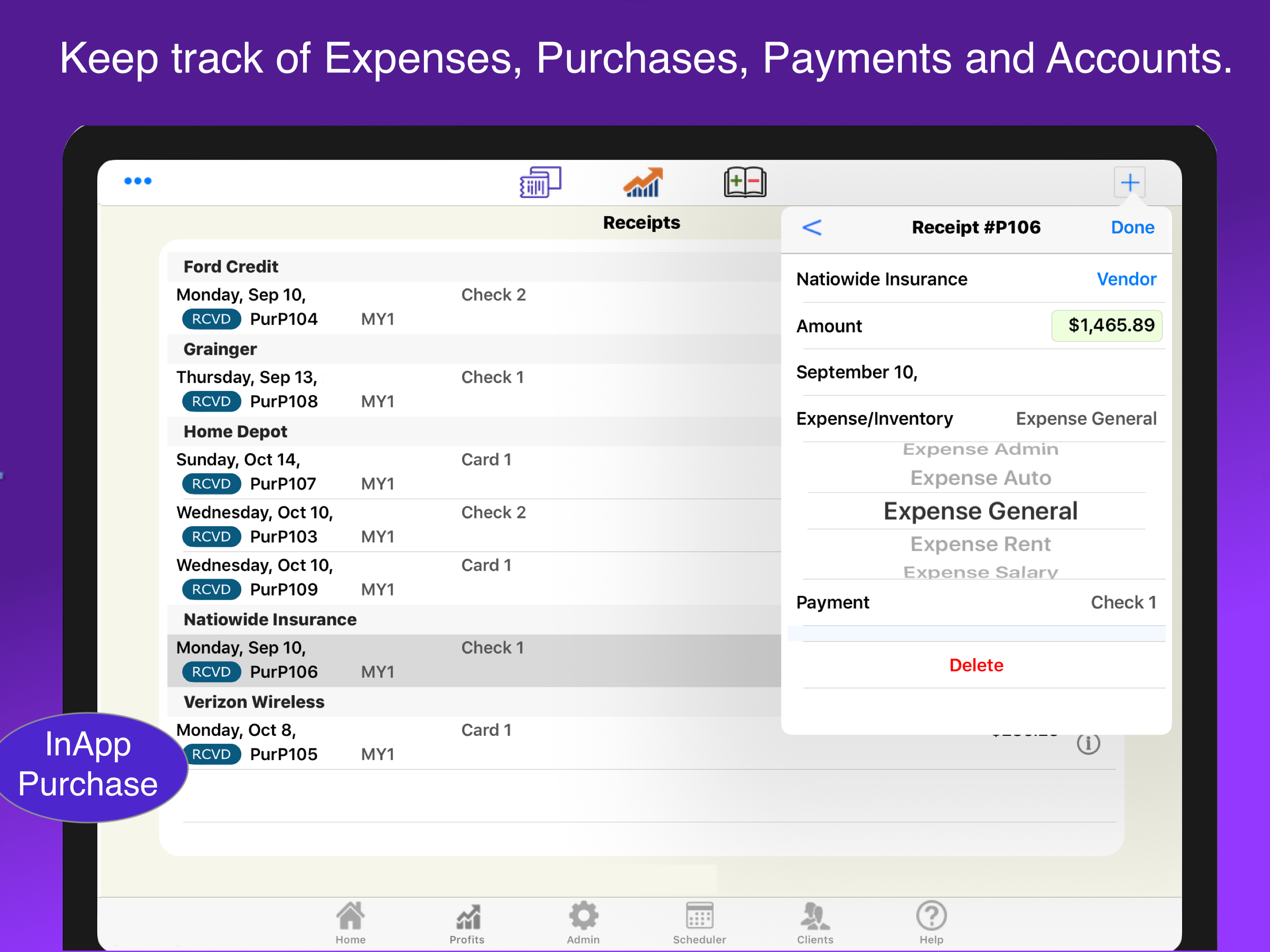 Electrician Invoice & Estimate