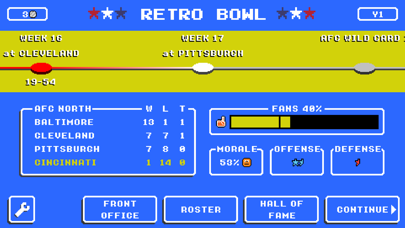 screenshot of Retro Bowl 6