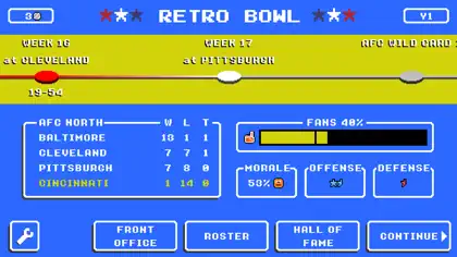 Screenshot 6 di 6 di Retro Bowl