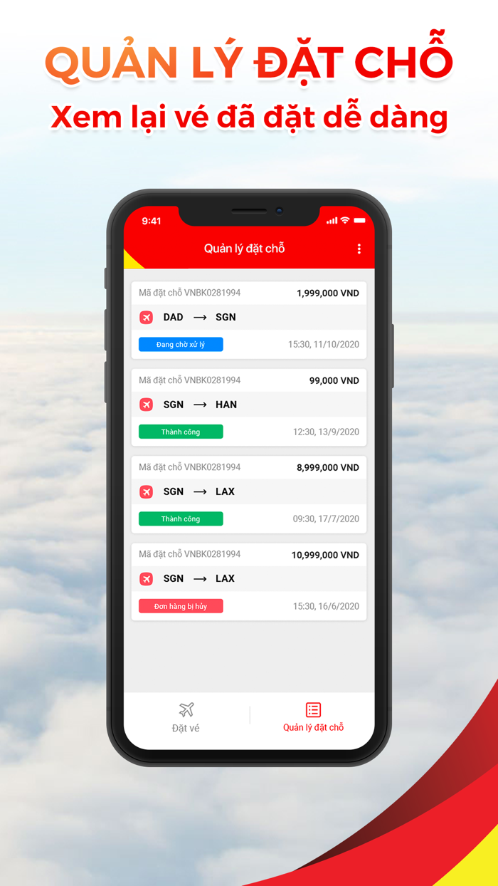 Vé giá rẻ - Jet Việt