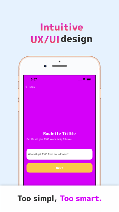 ルーレットX - フォロワーとリツイートから抽選できるアプリ iPhone screenshot 7 - Games app