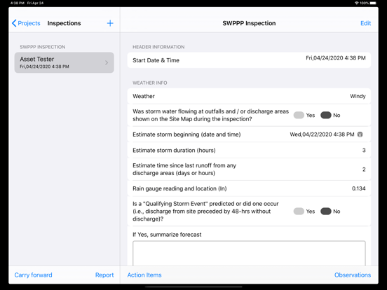 dat mobile Field app iPad screenshot 4 - Business app