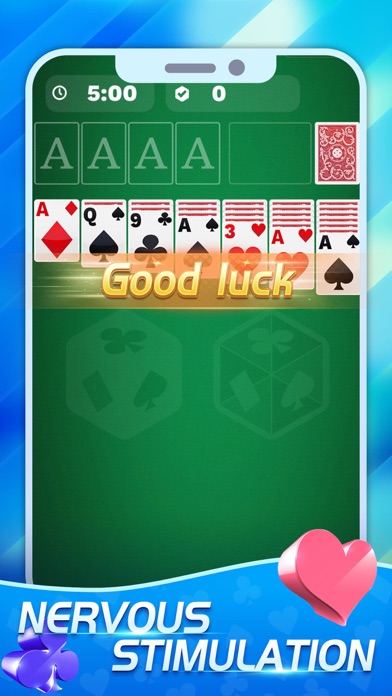 solitaire poker game Screenshot