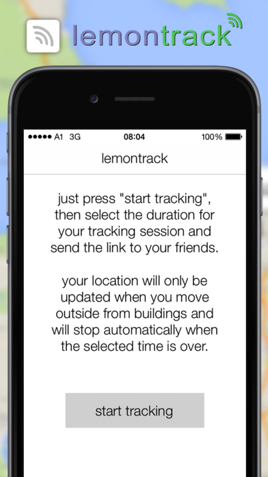 Screenshot #2 pour lemontrack - location sharing