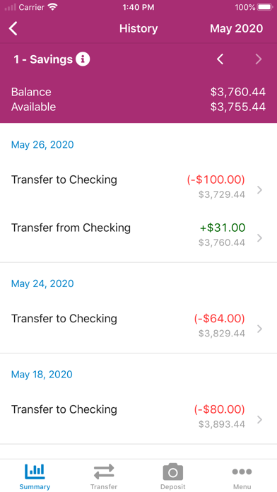 Alliance CU Mobile Banking Screenshot