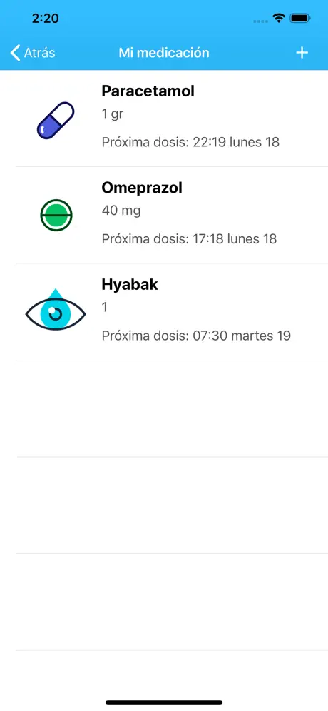Recordatorio Medicamentos