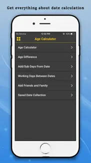 age calculator and manager iphone screenshot 1