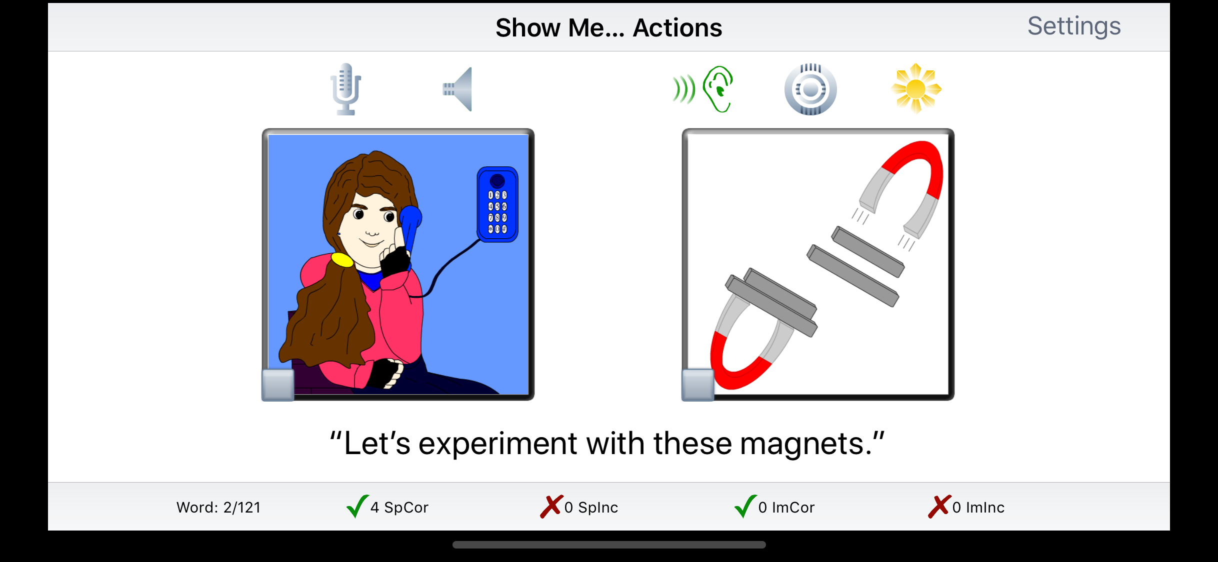 Show Me… Actions screenshot 3