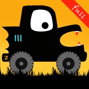 ‎万圣节汽车完整版:儿童赛车游戏,绘制警车消防车怪兽卡车