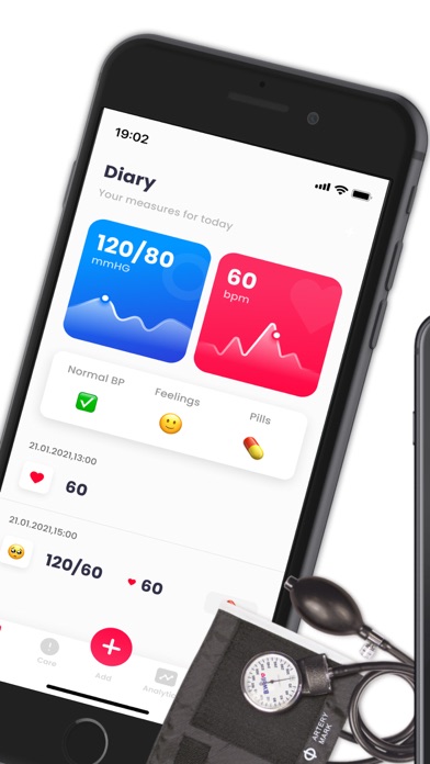 Blood Pressure Monitor: Cardio Screenshot