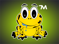Rocko Frog Stickers