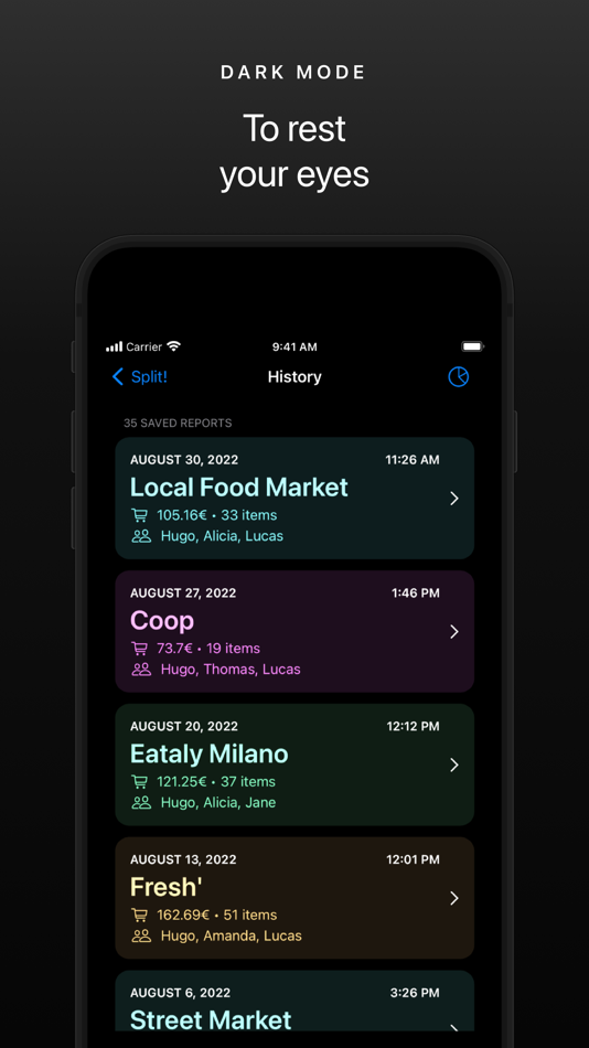 #8. Split! your receipts (iOS) 由: Hugo Queinnec