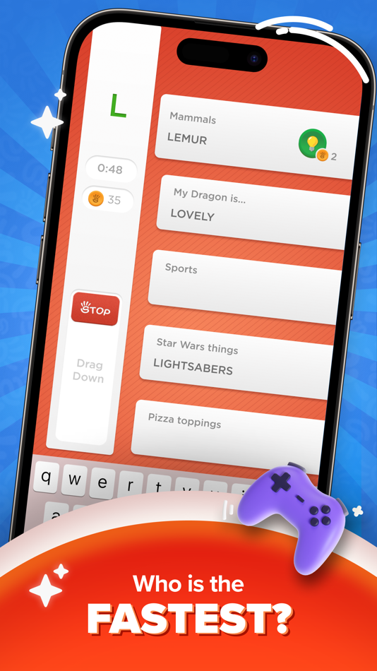 #7. Stop - Categories Word Game (iOS) 由: Fanatee