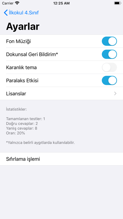 Test Merkezi İlkokul 4.Sınıf Screenshot