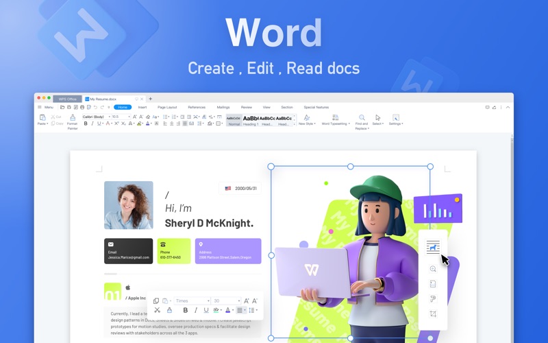 WPS Office - PDF, Docs, Sheets Screenshot