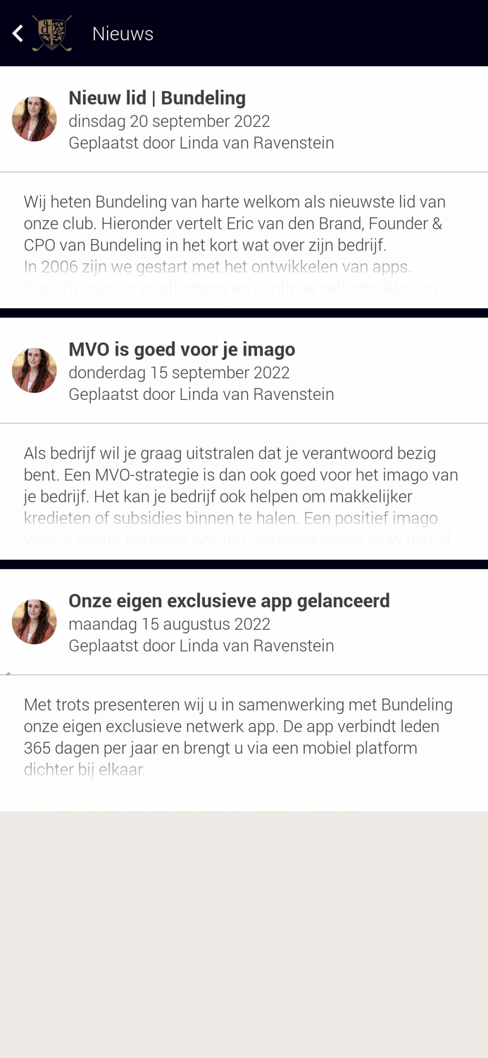 The Duke Club Business App