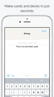 flash cards flashcards maker iphone screenshot 2