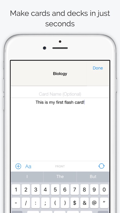 Flash Cards Flashcards Maker Screenshot