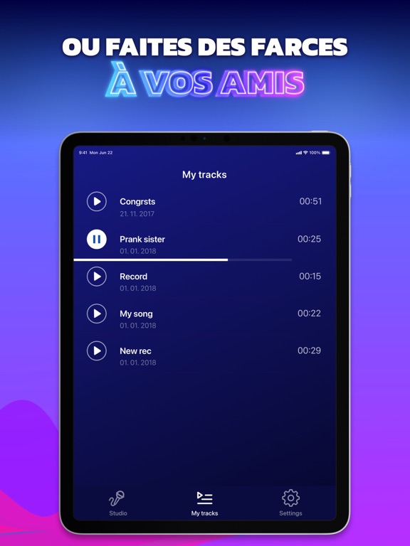 Screenshot #6 pour Modificateur Voix — Changeur