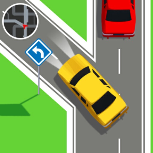 Crazy Driver 3D: Car Driving Icon