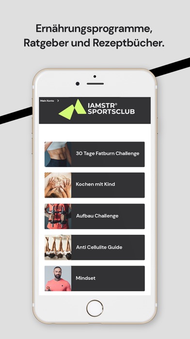 IAMSTRONGER: Fitness-App Screenshot