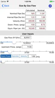 hvac pipe sizer - gas high iphone images 2
