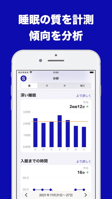 Somnus/ソムナス-睡眠の質、いびきを記録するアプリのおすすめ画像2