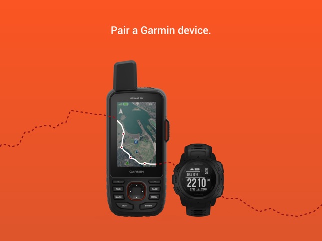 Garmin Explore™ on the App