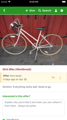 Trash Nothing + Freecycle screenshot 5