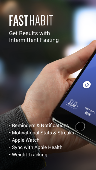 Screenshot #1 pour FastHabit Intermittent Fasting