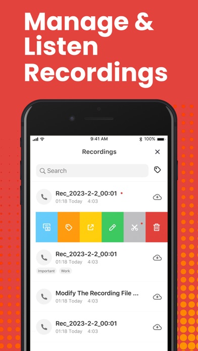 Call Recorder - Record Calls◉ Screenshot