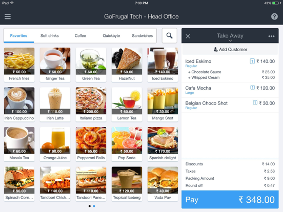 Screenshot #4 pour ServQuick-QSR,Food truck,Cafe