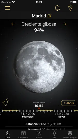 Captura de pantalla de Las Fases Lunares De La Luna en iPhone 3
