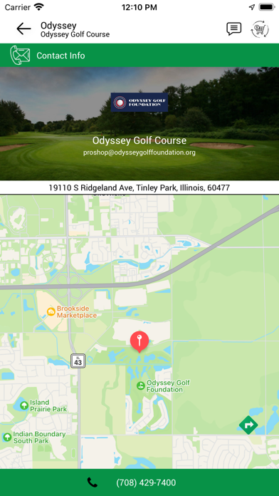 Odyssey Golf Course Screenshot