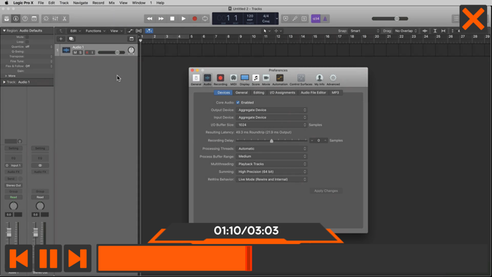 Recording and Editing Course