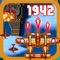 It is World War II, the story takes place in 1942 and you take on the role of "Super Ace", a brave fighter pilot