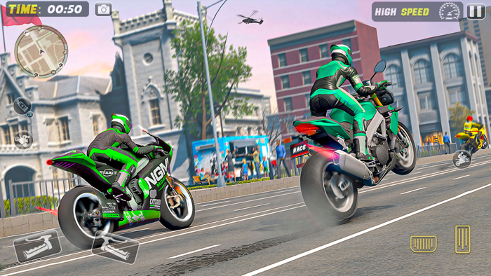 Bike Driving City Racing Games