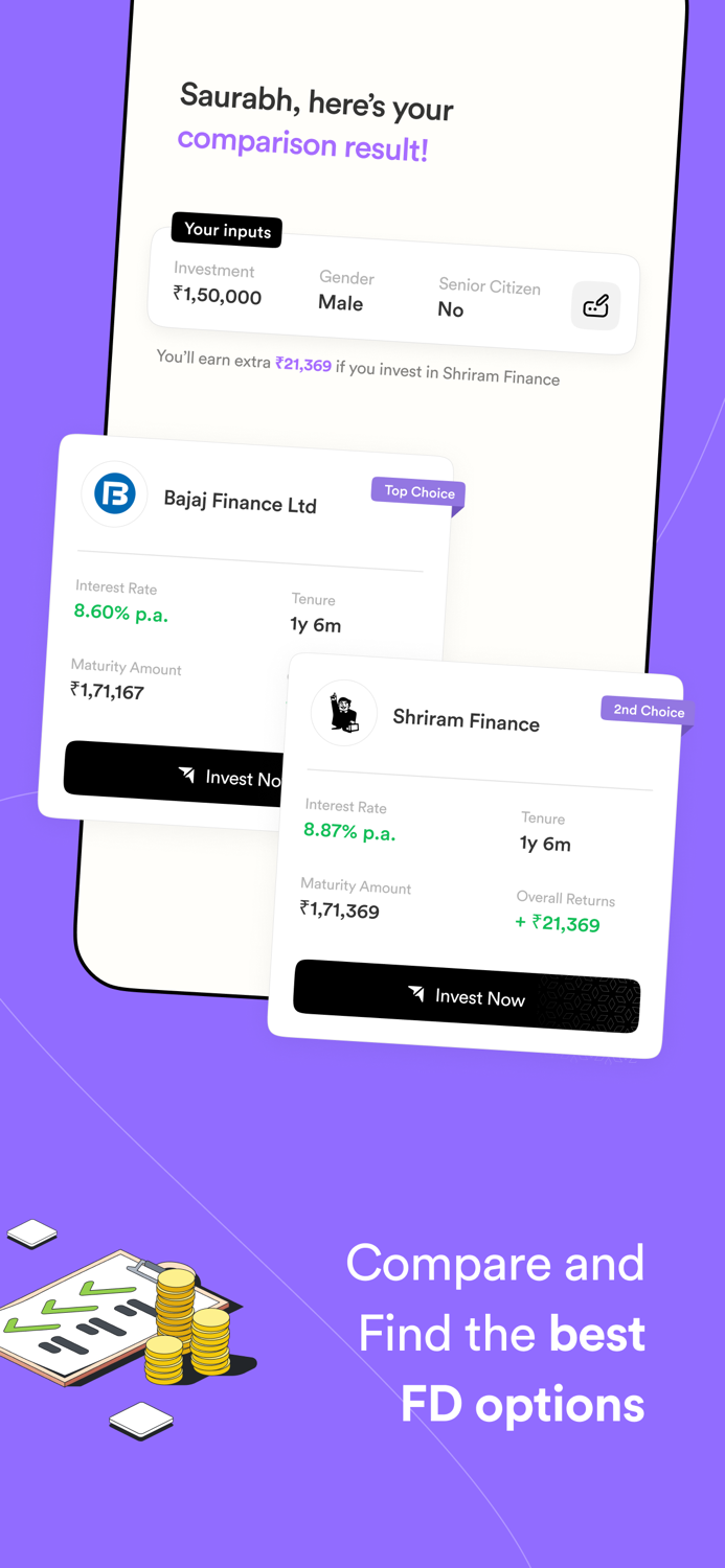 Stable Money Earn 9.15 on FD