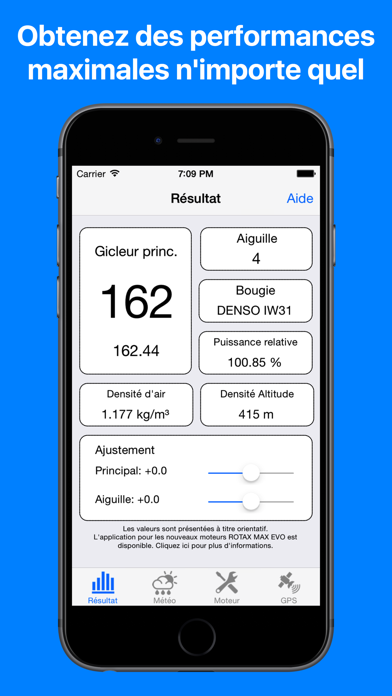 Screenshot #1 pour Carburation pour Rotax Max