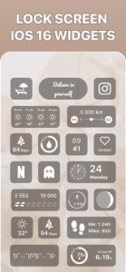 Aesthetic Icon Kit- App Widget screenshot #7 for iPhone