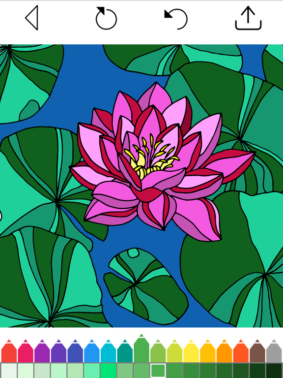 Screenshot #5 for Flower Coloring Book Games