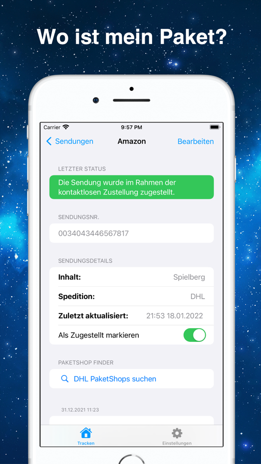 #2. Paket.net Sendungsverfolgung (iOS) 由: eTonix Interactive GmbH