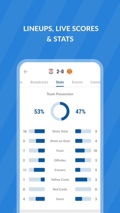 Live Soccer TV: Scores & Stats Screenshot