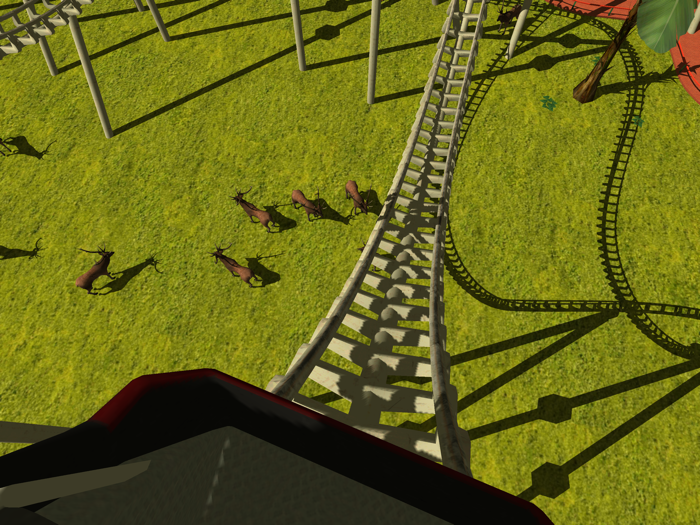 VR Zoo Animals Roller Coaster