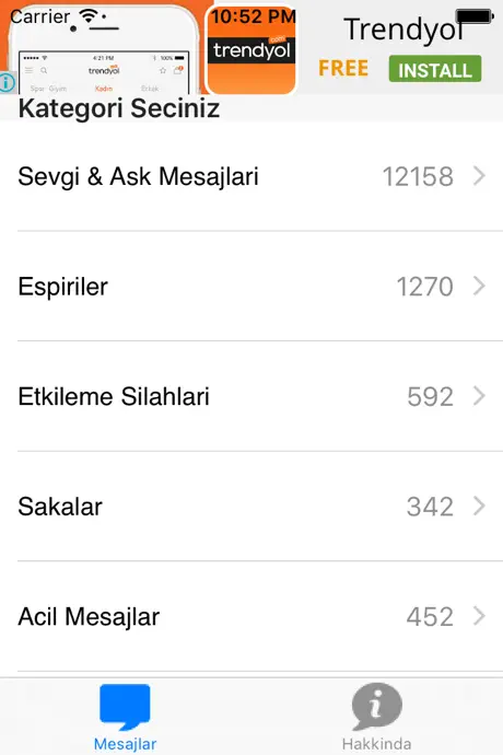 Hazır SMS Mesajlar SMS Deposu