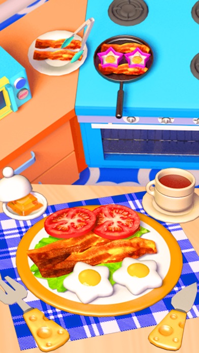 Food Games: Cook Breakfast 3D Screenshot