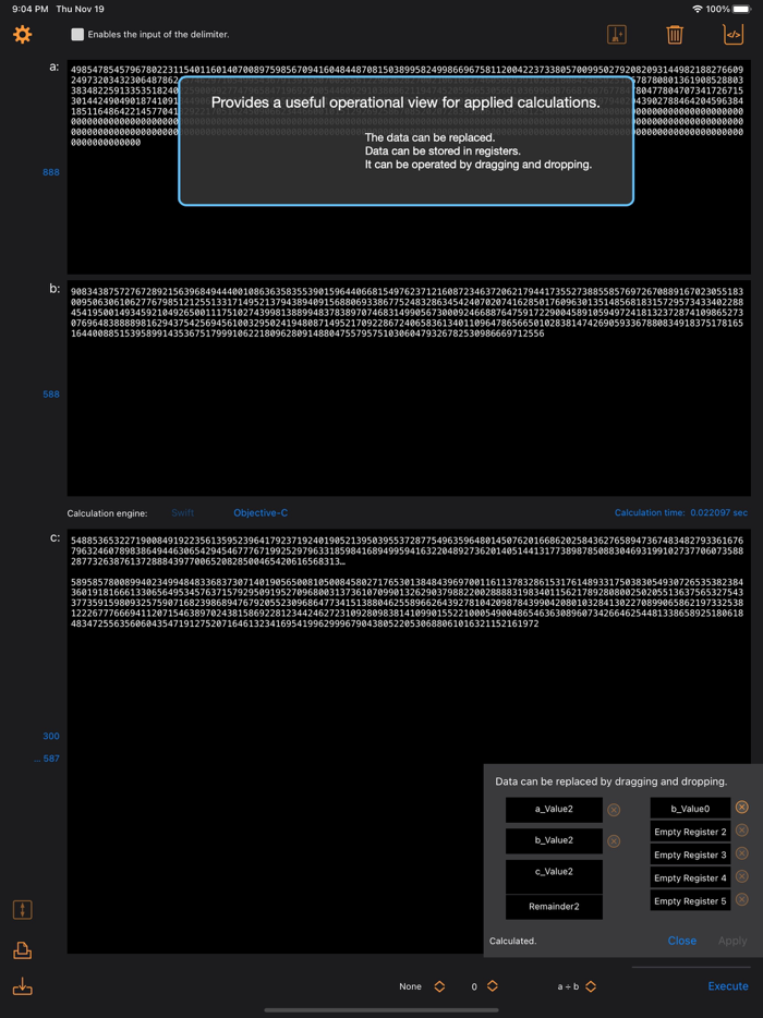 Big Number Calculator